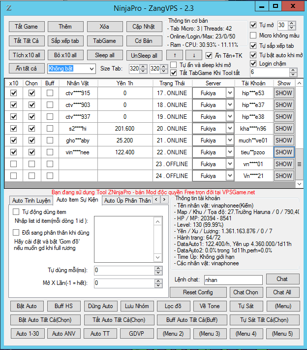 Dịch vụ thuê vps nso zangvps